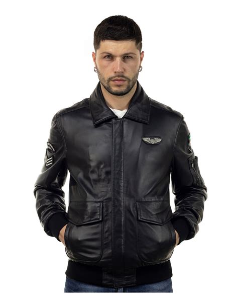 bomber pelle uomo versace|Men's Designer Jackets: Bombers, Puffers .